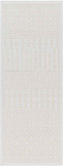 Carrsville Cottage Light Gray Washable Area Rug
