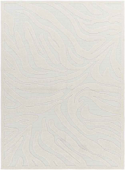 Cedar Vale Modern Light Gray/Ivory Washable Area Rug