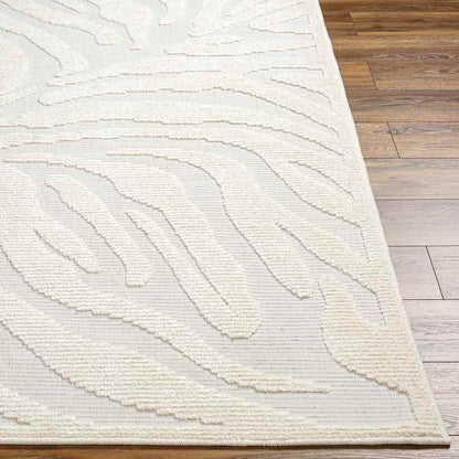 Cedar Vale Modern Light Gray/Ivory Washable Area Rug