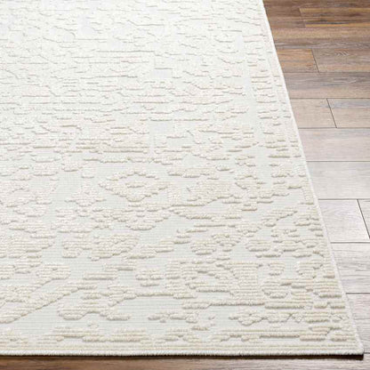 Centertown Cottage Ivory Washable Area Rug