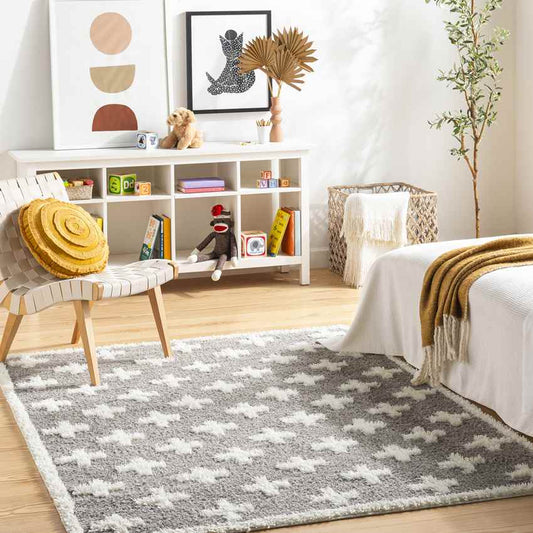 Keg Creek Modern Charcoal Area Rug