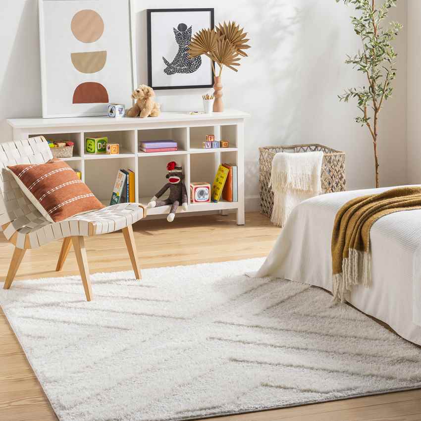 Kensington Modern Light Gray Area Rug