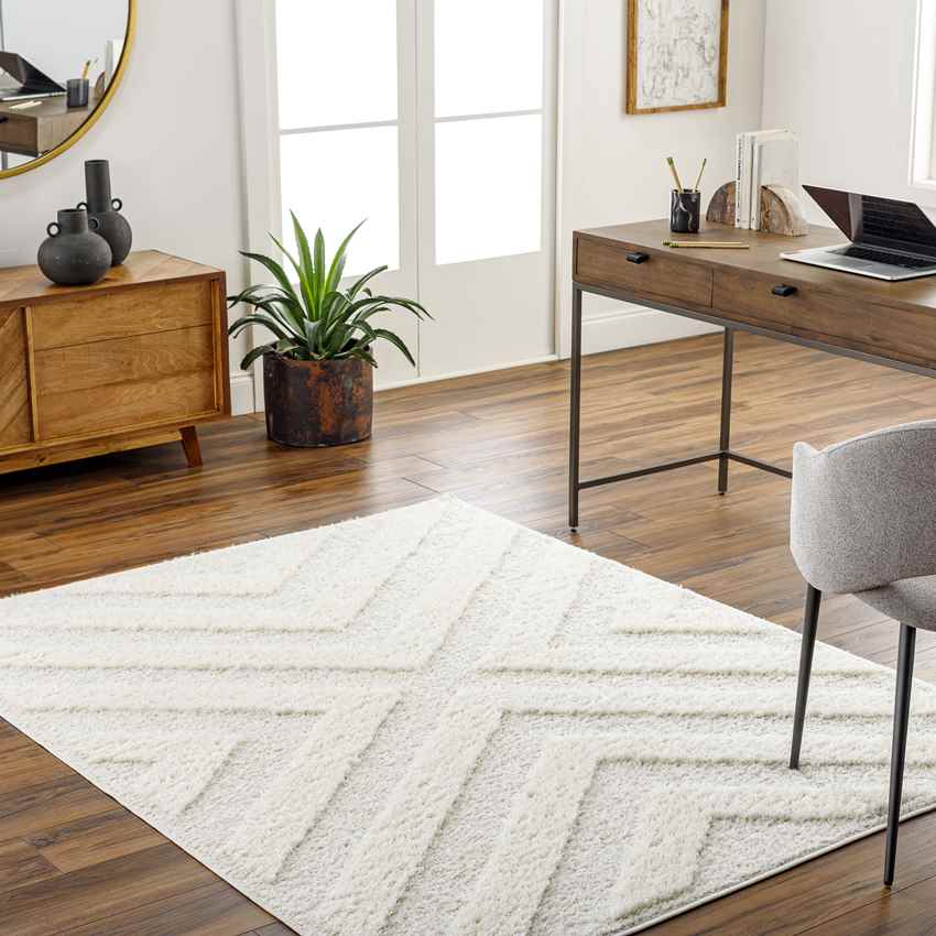 Kensington Modern Light Gray Area Rug