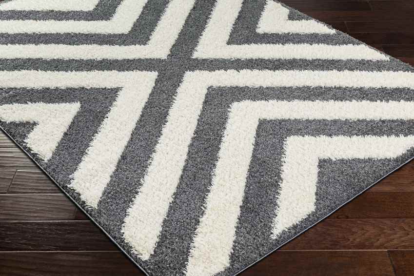 Kensington Modern Charcoal Area Rug