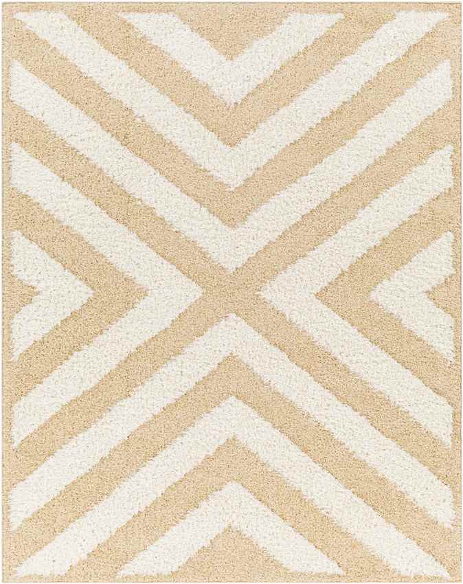 Kensington Modern Light Orange Area Rug