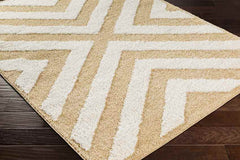 Kensington Modern Light Orange Area Rug