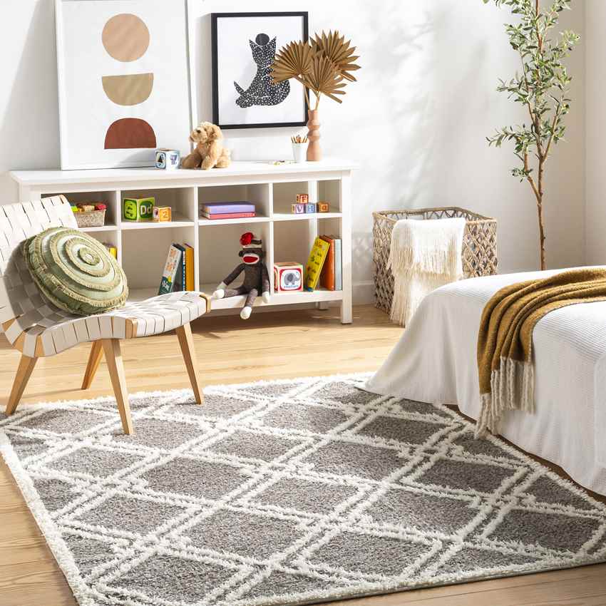 Lake Creek Modern Gray Area Rug