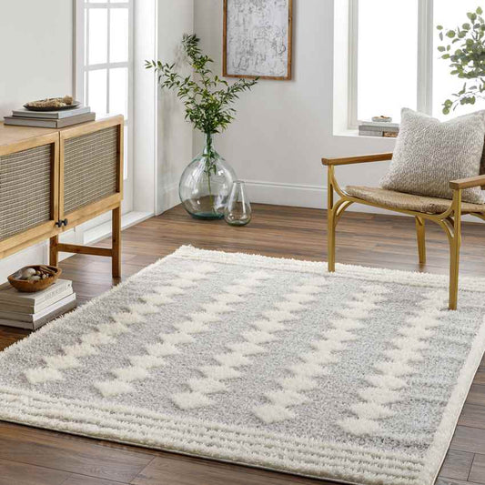 Lick Creek Modern Gray Area Rug