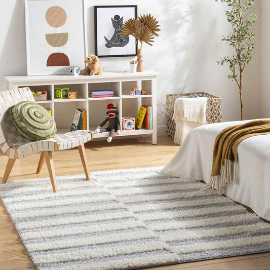 Lodomillo Modern Light Gray Area Rug