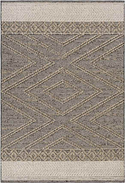 East Orange Modern Dark Gray Area Rug
