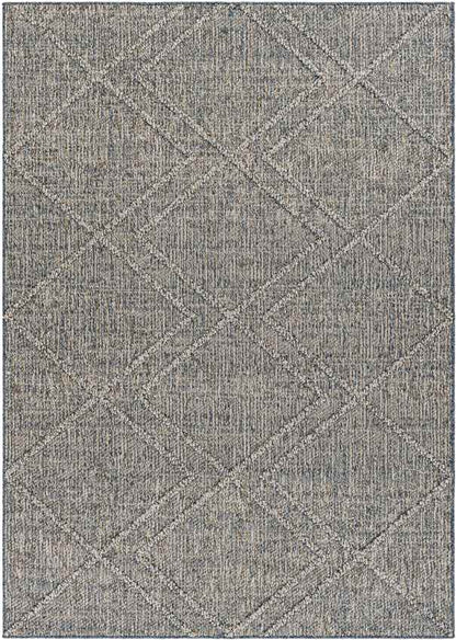 East River Modern Dark Gray Area Rug