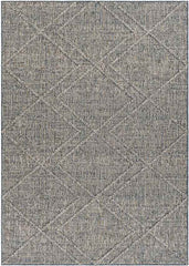 East River Modern Dark Gray Area Rug