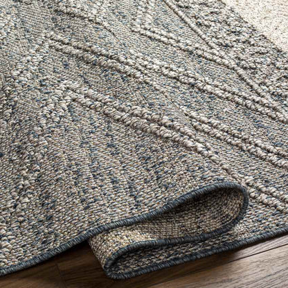 East Orange Modern Gray Area Rug