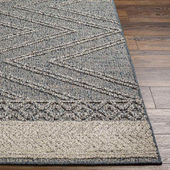 East Orange Modern Gray Area Rug