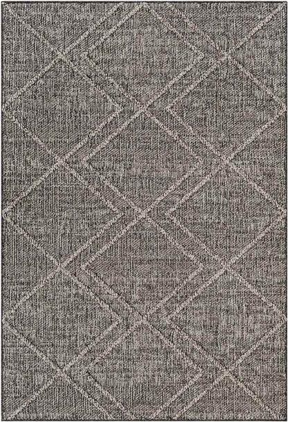 East River Modern Charcoal Area Rug
