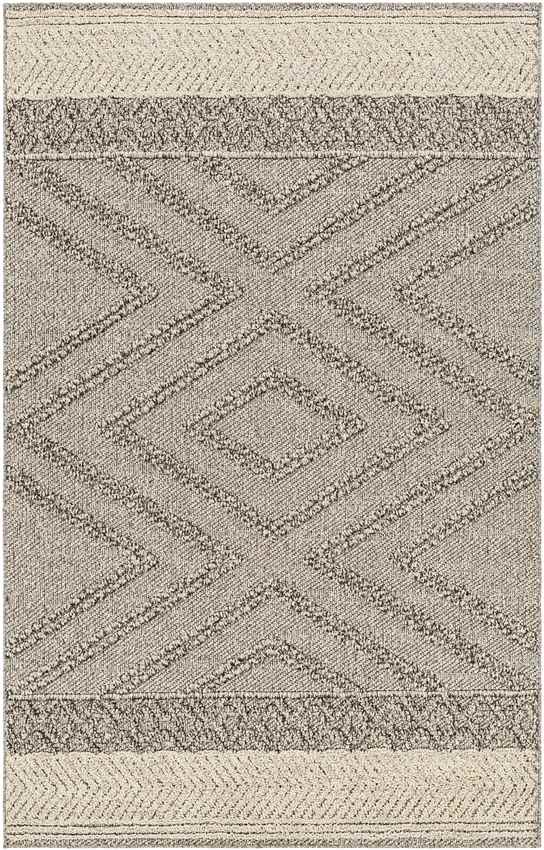 East Orange Modern Medium Gray Area Rug