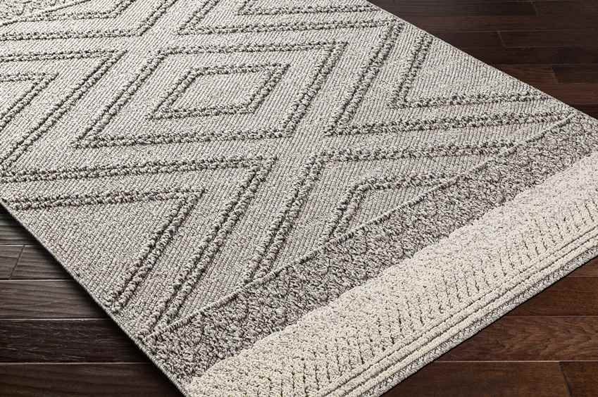 East Orange Modern Medium Gray Area Rug