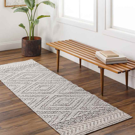 East Orange Modern Medium Gray Area Rug