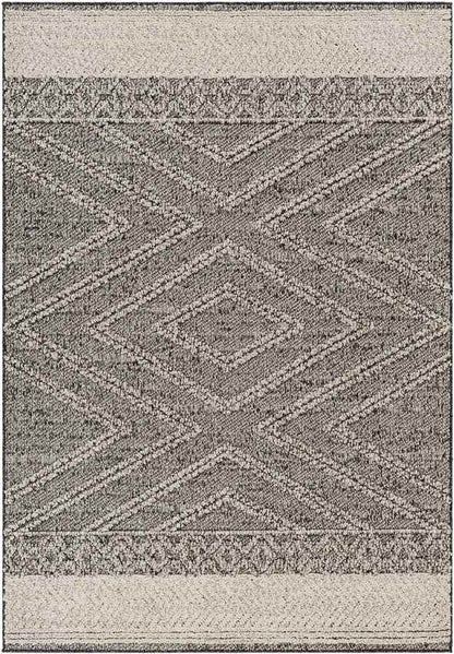 East Orange Modern Charcoal Area Rug