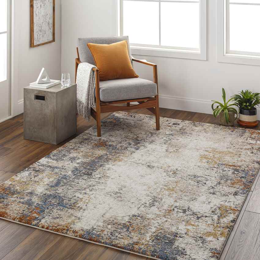 Lynn Grove Modern Cream Area Rug