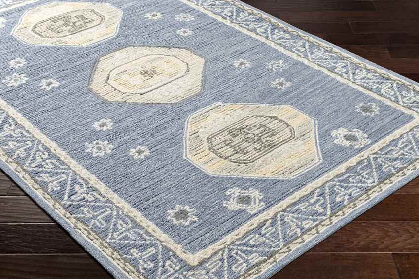 Bradfordsville Traditional Denim Area Rug