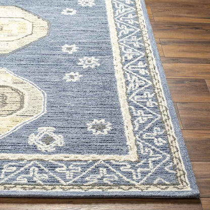 Bradfordsville Traditional Denim Area Rug