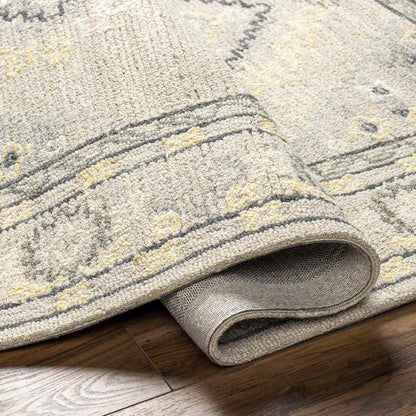 Conway Springs Traditional Khaki/Gray Area Rug