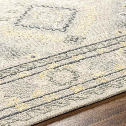 Conway Springs Traditional Khaki/Gray Area Rug