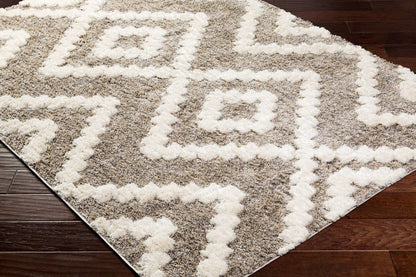 Honey Creek Global Ivory/Brown Area Rug