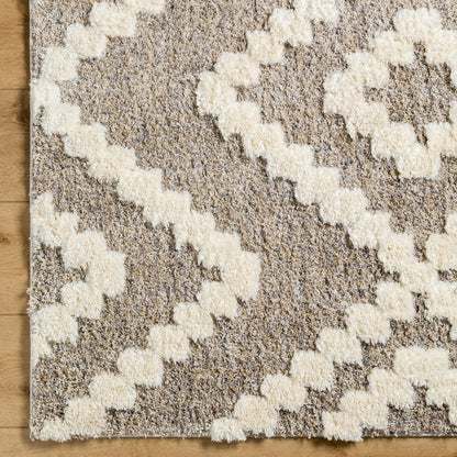 Honey Creek Global Ivory/Brown Area Rug