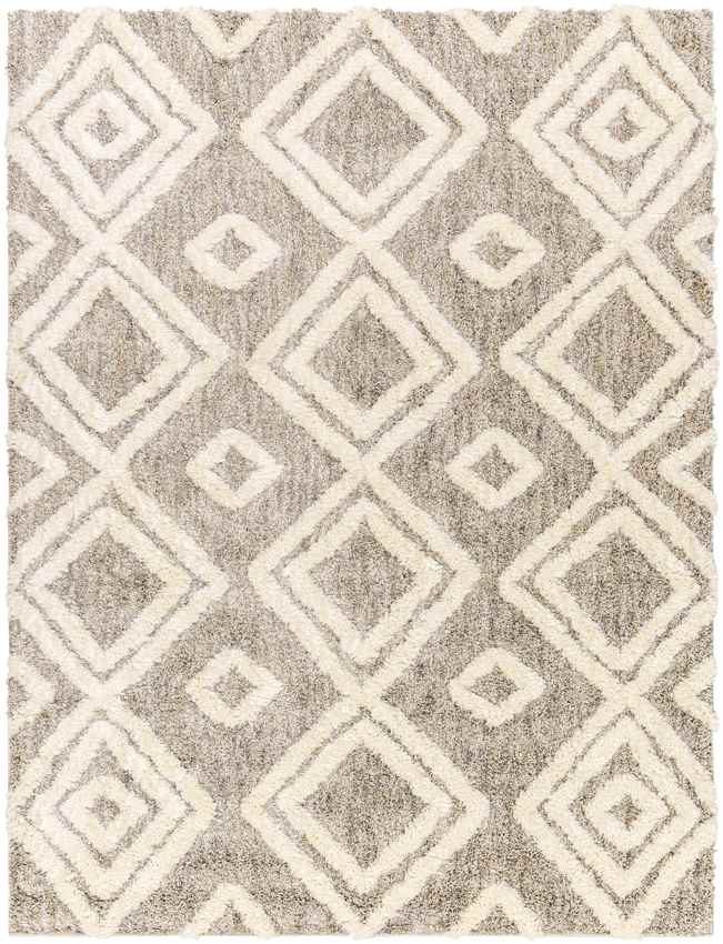 Hurstbourne Global Ivory/Brown Area Rug