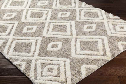 Hurstbourne Global Ivory/Brown Area Rug