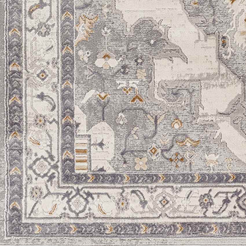 Adella Traditional Gray Area Rug