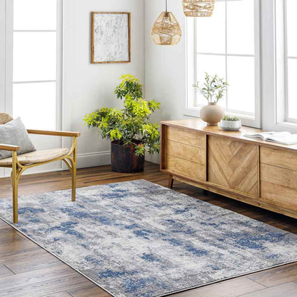 Queen Modern Gray Area Rug