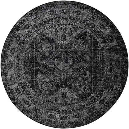 Jules Traditional Black Area Rug