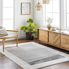 Larice Modern Charcoal Area Rug