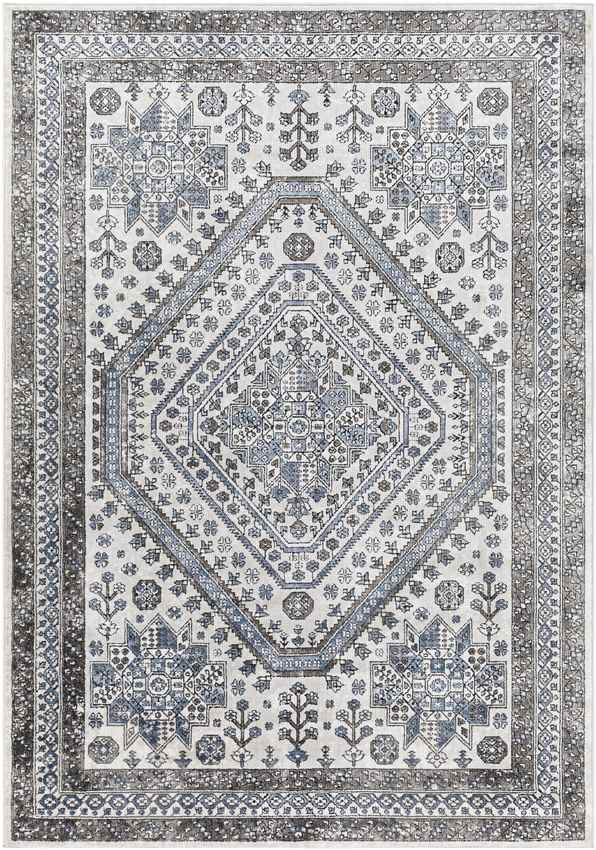 Margherita Traditional Charcoal Area Rug