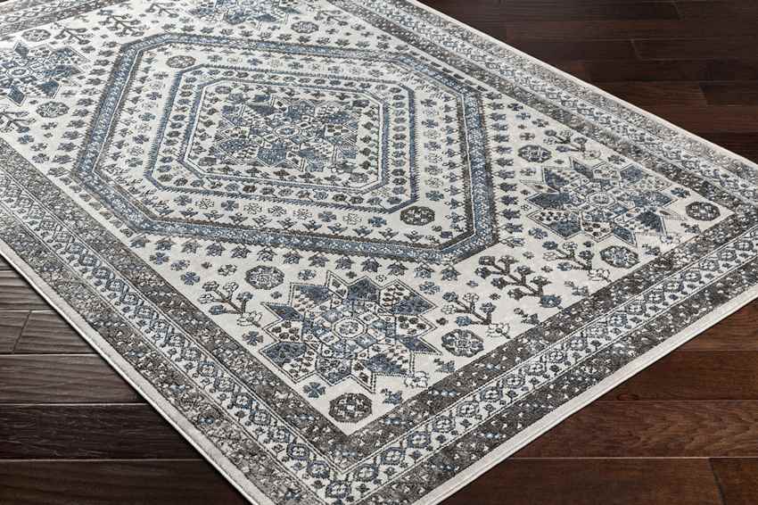 Margherita Traditional Charcoal Area Rug
