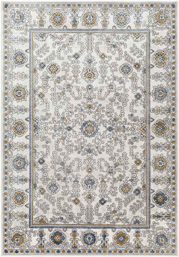 Andru Traditional Ivory Area Rug