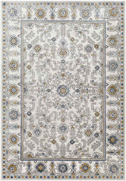 Andru Traditional Ivory Area Rug