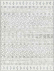 Rose Global Cream/Light Gray Washable Area Rug
