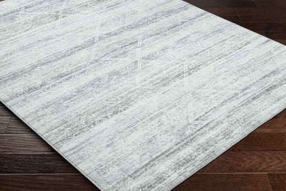 Rosalind Traditional Slate Gray Washable Area Rug