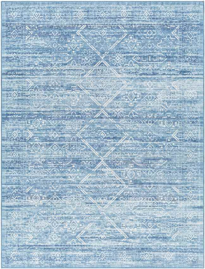 Rosalind Traditional Cobalt Washable Area Rug