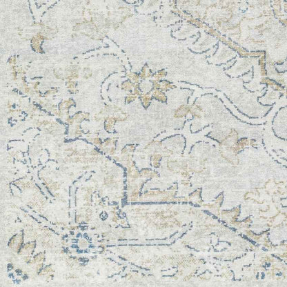 Milka Traditional Cream/Beige Washable Area Rug