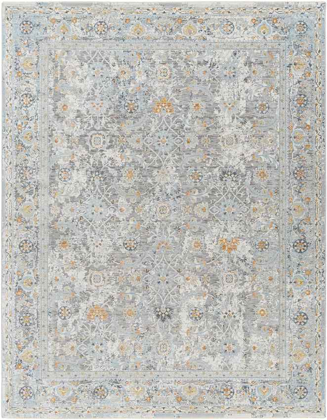 Emili Traditional Light Gray Area Rug