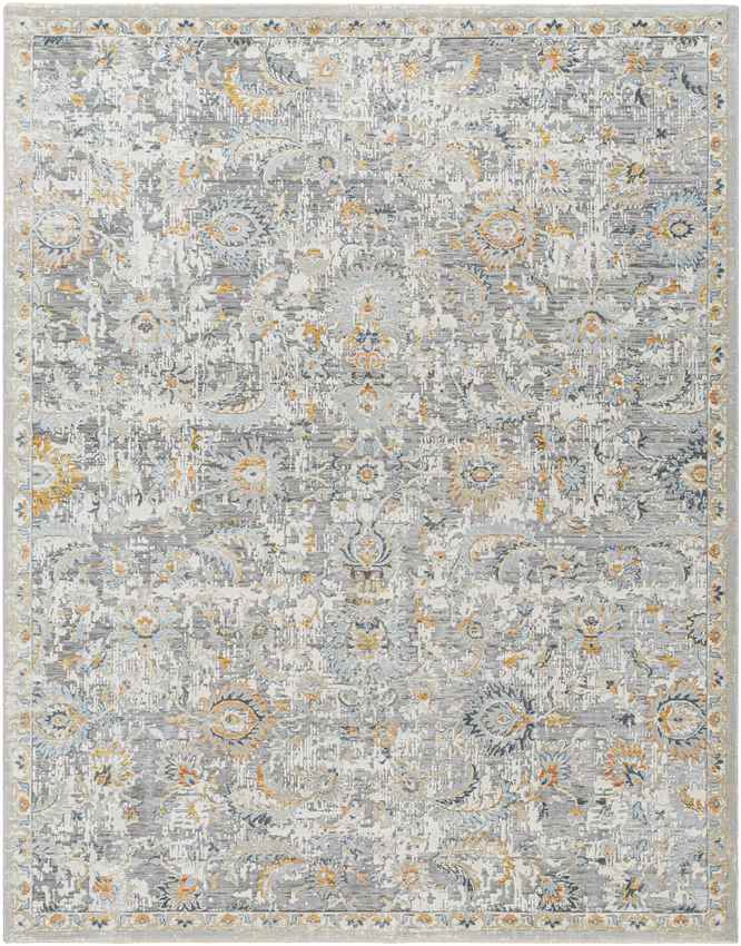 Leatha Traditional Ivory/Light Gray Area Rug
