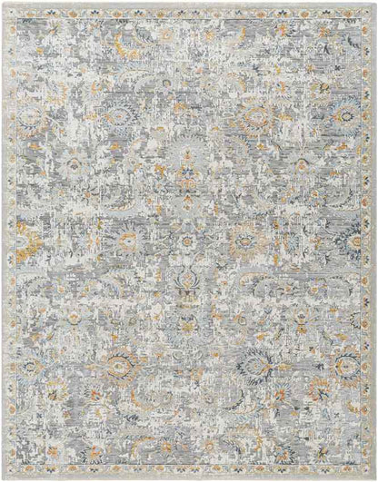 Leatha Traditional Ivory/Light Gray Area Rug