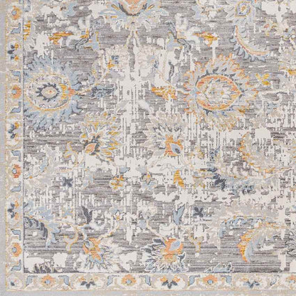 Leatha Traditional Ivory/Light Gray Area Rug