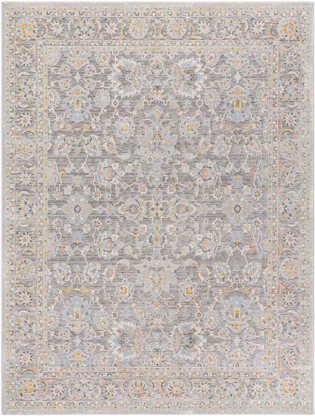 Mekia Traditional Medium Gray Area Rug