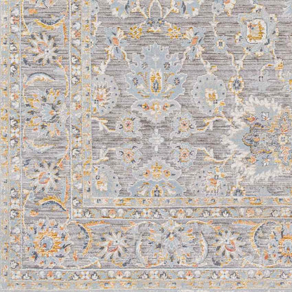 Mekia Traditional Medium Gray Area Rug